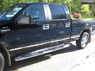 09 13 Ford F150 Crew Cab Long Bed w O Fender Flare Body Side Molding 1 1 2" 12pc