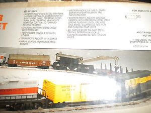 Lionel Feather River Diesel Engine Freight Car Set in Box