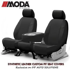 Nissan Xterra Coverking Moda Synthetic Leather Custom Fit Seat Covers Front Row