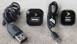 Sprint Vehicle Car Travel Wall Charger Adapters Cables for Micro USB Phones