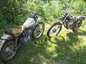 2 76 Vintage AMF Harley Davidson Motorcycles for Parts Restore Project SX SS 250