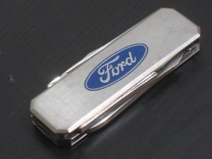Ford Pocket Pen Knife Tool Accessory w Ford Motor Company Blue Oval