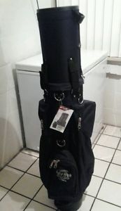 New Caddy Daddy Golf Travel Carry Case Roller Bag Hardrock Symbol on Pocket
