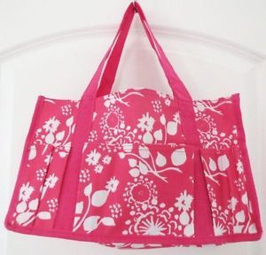 Thirty One U R U Utility Organizer Mini Tote Hand Bag Keep It Caddy in Pink