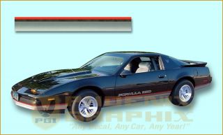 1989 1990 Pontiac Firebird Formula and 350 Lower Body Decals Stripes Kit