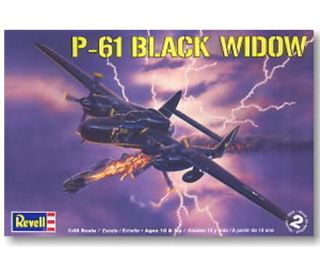 Revell P 61 Black Widow Plastic Model Kit 1 48 85 7546