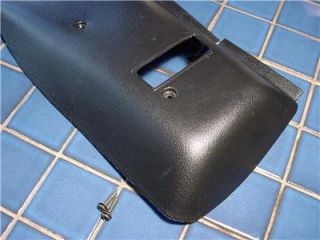 70 81 Camaro Firebird Seat Belt Shoulder Strap Receiver Cover Trim Panel Black