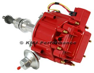 Small Block Ford 289 302 Complete Hei Distributor Red Cap w 50KV Ignition Coil