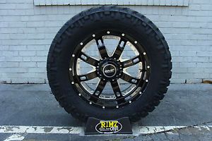 20" BMF Wheels Repr Death Metal Black 305 55R20 Nitto Trail 33" Tires 20x9