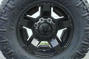17" XD Rockstar 2 Rsii Wheels Black 35x12 50R17 Nitto Trail Grappler Tires 17x9