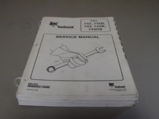 Bobcat 741 742 742B 743 743B 743DS Skid Steer Loader Service Repair Manual