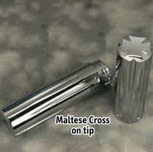 Maltese Cross Hand Grips Harley Dyna FXD FXDL FXDWG