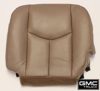 03 07 GMC Sierra 1500 HD 2500 HD 3500 WT Driver Side Bottom Vinyl Seat Cover Tan