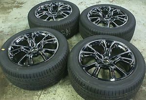 Lightly Used 20" 2013 Jeep Grand Cherokee Factory OEM Wheel and Tire Set 9113