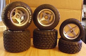 Vintage MRC Grand Prix Tires on Wheels for R C Muscle Cars Trucks