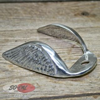 Art Deco Wings Hood Ornament or Shift Knob Custom Hot Rod Rat Motorcycle Angel
