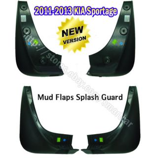2011 2012 2013 Kia Sportage Mud Flap Splash Guard Front Rear 4pc Set