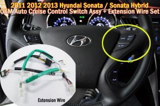 2011 2012 2013 Hyundai Sonata YF Auto Cruise Control Switch Assy DIY Kit