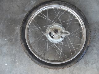 1978 Columbia Commuter Moped w Sachs Engine Front Wheel Rim Tube Tire