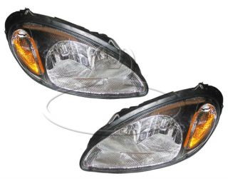 New Replacement Headlight Assembly Pair for 2001 05 Chrysler PT Cruiser