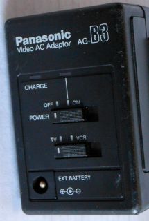 Panasonic AG B3A AG B3 AC Adapter Battery Charger for Video Camera Camcorder Or