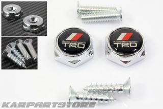 2X License Plate Bolts Toyota Lexus TRD Logo MR2 IS250 is350 Celica US Seller
