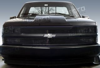 94 99 Chevy Blazer C K Pickup Suburban Tahoe 2pc Phantom Black Billet Grille