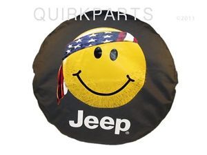 2013 Jeep Wrangler Tire Cover Smiley Mopar Genuine Brand New