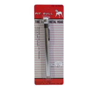 Pit Bull Tire Gauge Metal Head Tire Wheel Bicycle Pressure Car Auto Fathers Day