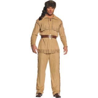 Frontier Man Adult Costume Davy Crockett Woodsman Frontiersman