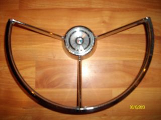 1964 Ford Fairlane 500 Falcon Steering Wheel Horn Ring Unrestored 1963 62 61