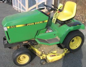 John Deere 245 Hydro Lawn Garden Tractor 14HP Kawasaki w 48" Deck