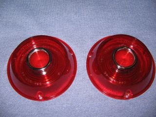 Corvair 1966 1967 1968 1969 2 Tail Light Lense New Nors