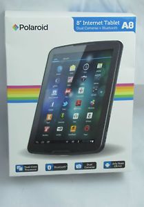 Polaroid 8" WiFi Internet Tablet Android A8 Bluetooth Dual Camera 2013 New