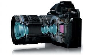 Olympus OM D E M5 16 1 MP Digital Camera Black Kit w Ed EZ 12 50mm Lens Used 050332182752