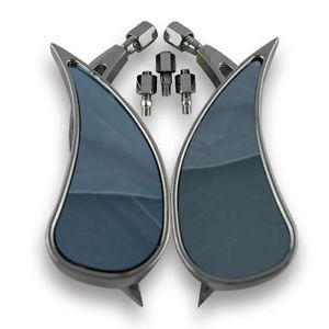 Chrome Custom Side Motorcycle Mirrors for Harley Davidson Sportster Dyna Softail