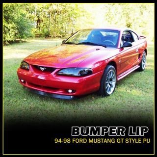 Ford Mustang 94 98 V6 V8 Front Bumper Lip Spoiler Chin Poly Urethane