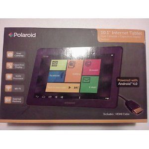 Polaroid 10 1" Internet Tablet PMID1000B Camera Capacitive Display 4GB Android