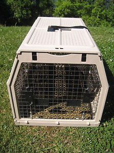 Nice Nylabone Pet Crate Carrier Portable Collapsible Large Dog Kennel 27x20x19