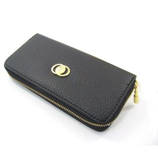 S5M Women Lady Zipper PU Leather Clutch Bag Long Handbag Wallet Purse Money Clip