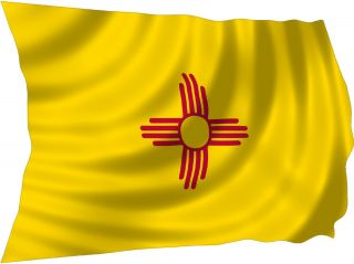 New Mexico Flag Bumper Sticker Decal Fit Cars Bikes Trucks Laminated