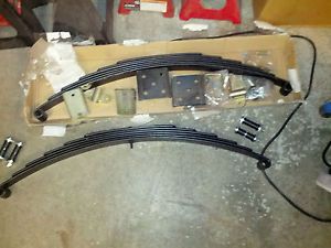 Gasser Rat Rod Hot Rod Straight Axle Spring Kit with Weld on Perches