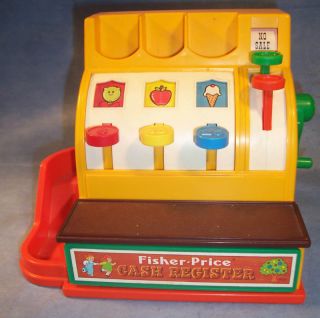 1974 Fisher Price 926 Cash Register Store Learning Arithmentic Educational Toy