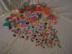 My Littlest Pet Shop Lot Houses Accessories Lots of Early Releases and Reptiles