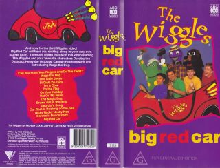 The Wiggles Big Red Car VHS Video PAL A RARE Find