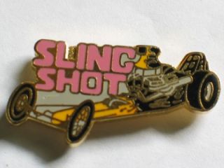 Sling Shot Car Racing Dirt Track Racing Lapel Racing Pin