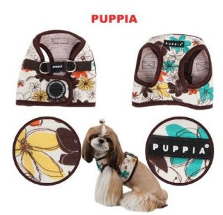 Puppia Vest Style Dog Harness Soft Spice Brown s M L
