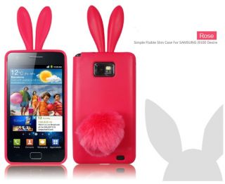 Red Rabbit TPU Rubber Silicone Soft Case Cover Samsung Galaxy S2 s II I9100