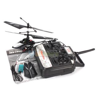 2 4GHz S4 1 4 Channel 4CH Radio Remote Control RC Helicopter with Gyro Black RTF