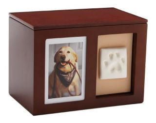 New Pearhead Pawprints Pet Memorial Memory Box